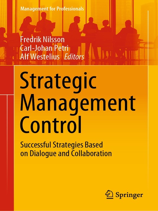 Title details for Strategic Management Control by Fredrik Nilsson - Available